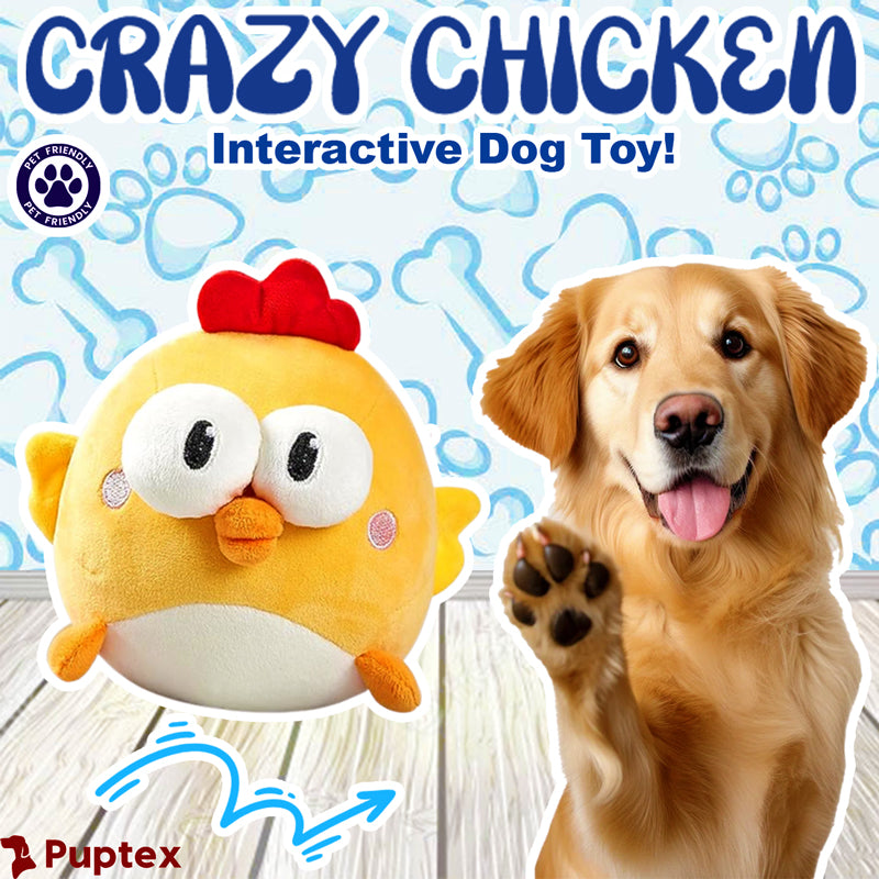 Crazy Chicken™ - Interactive Dog Toy – Puptex