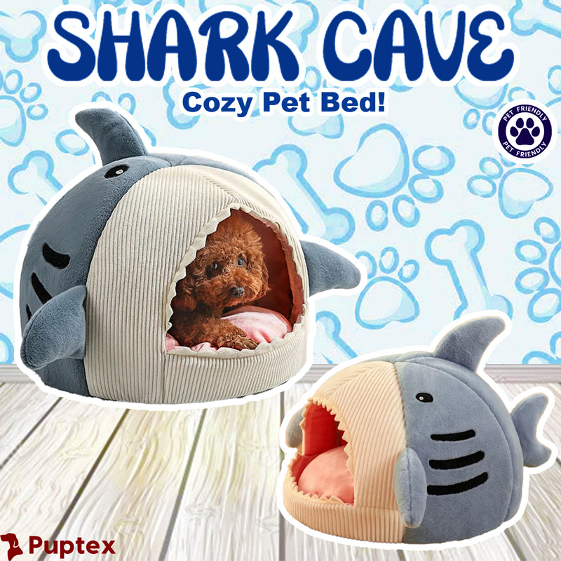 Shark Cave™ - Calming Pet Bed