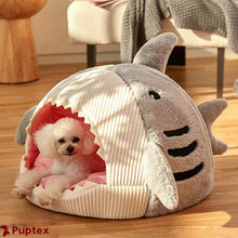 Load image into Gallery viewer, Shark Cave™ - Calming Pet Bed
